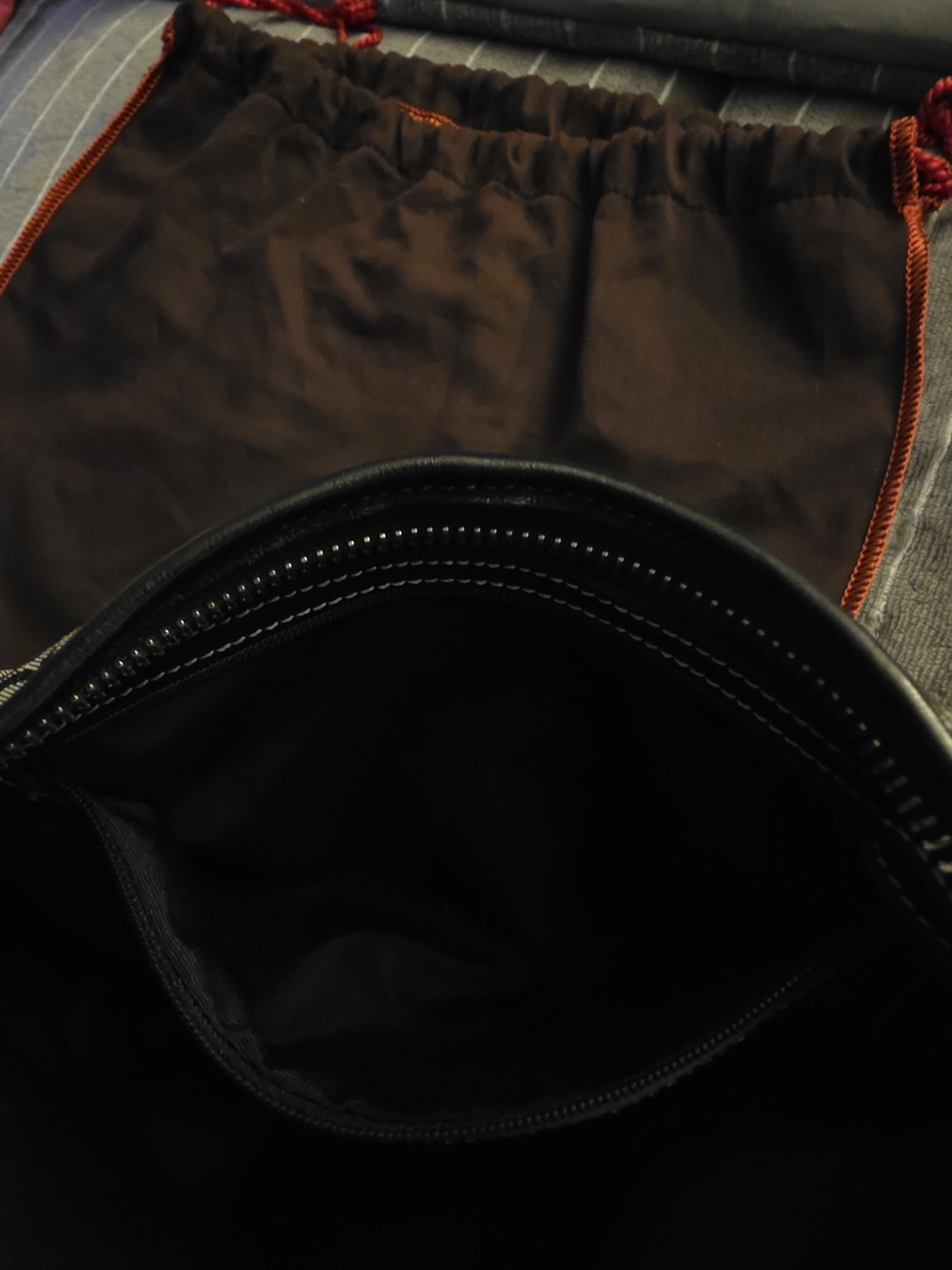 Coach Black and Gray Signature Canvas Shoulder Bag - Picture 6 of 12